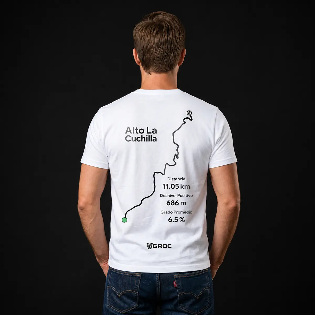 Camiseta-Hombre-Cuchilla-Blanca-Trasera