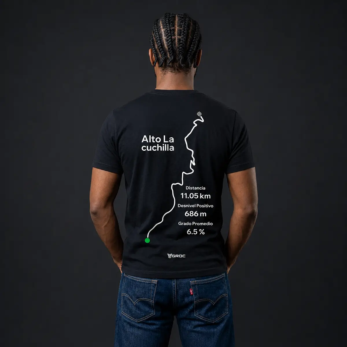 Camiseta-Hombre-Cuchilla-Negra-Trasera