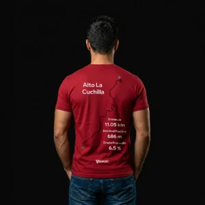 Camiseta La Cuchilla - Hombre - Roja