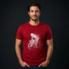 Camiseta-Hombre-Patios-Roja-Frontal
