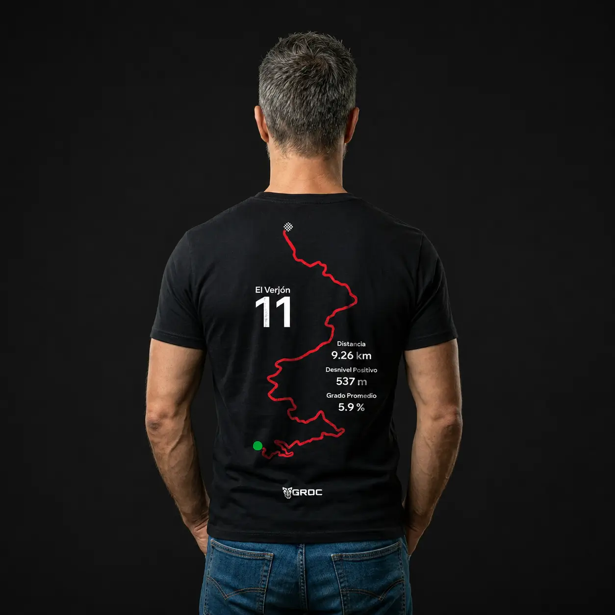Camiseta-Hombre-Verjon-Negra-Trasera