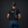 Camiseta-Mujer-Cuchilla-Negra-Trasera Camiseta La Cuchilla mujer color negro, diseño exclusivo para mujer