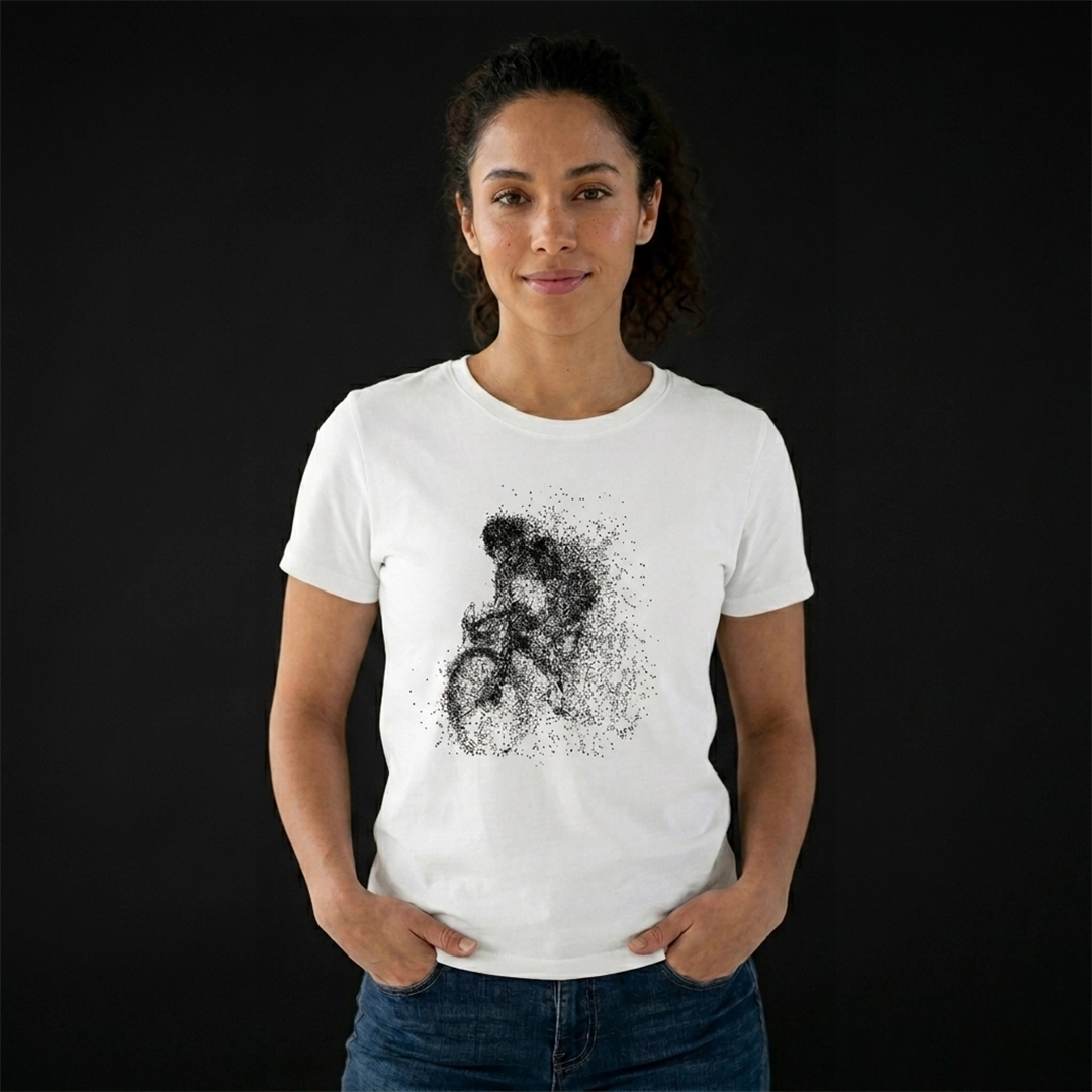 Camiseta alto de patios mujer color blanca, diseño exclusivo para mujer