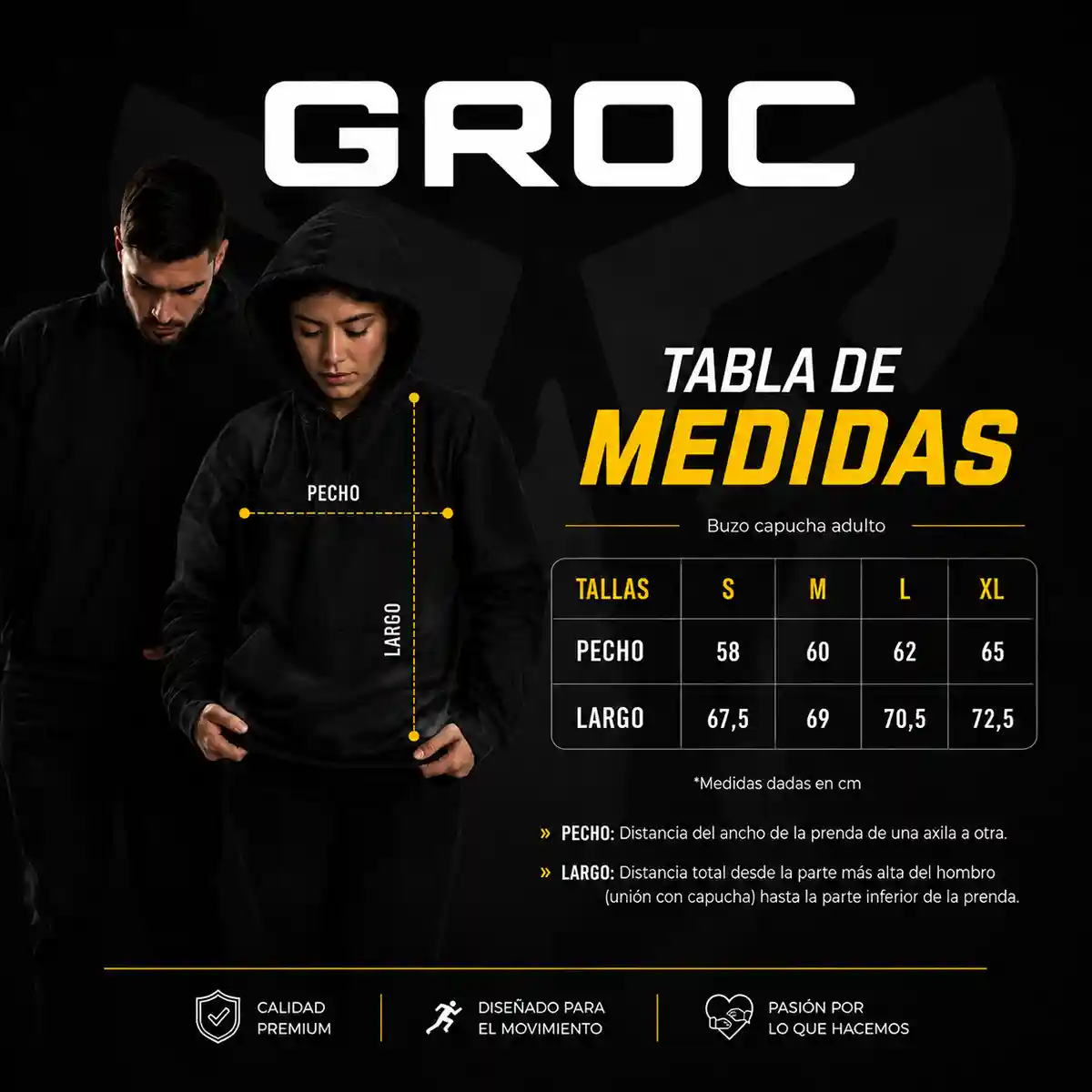 Tallas Buzos Tallas Buzos