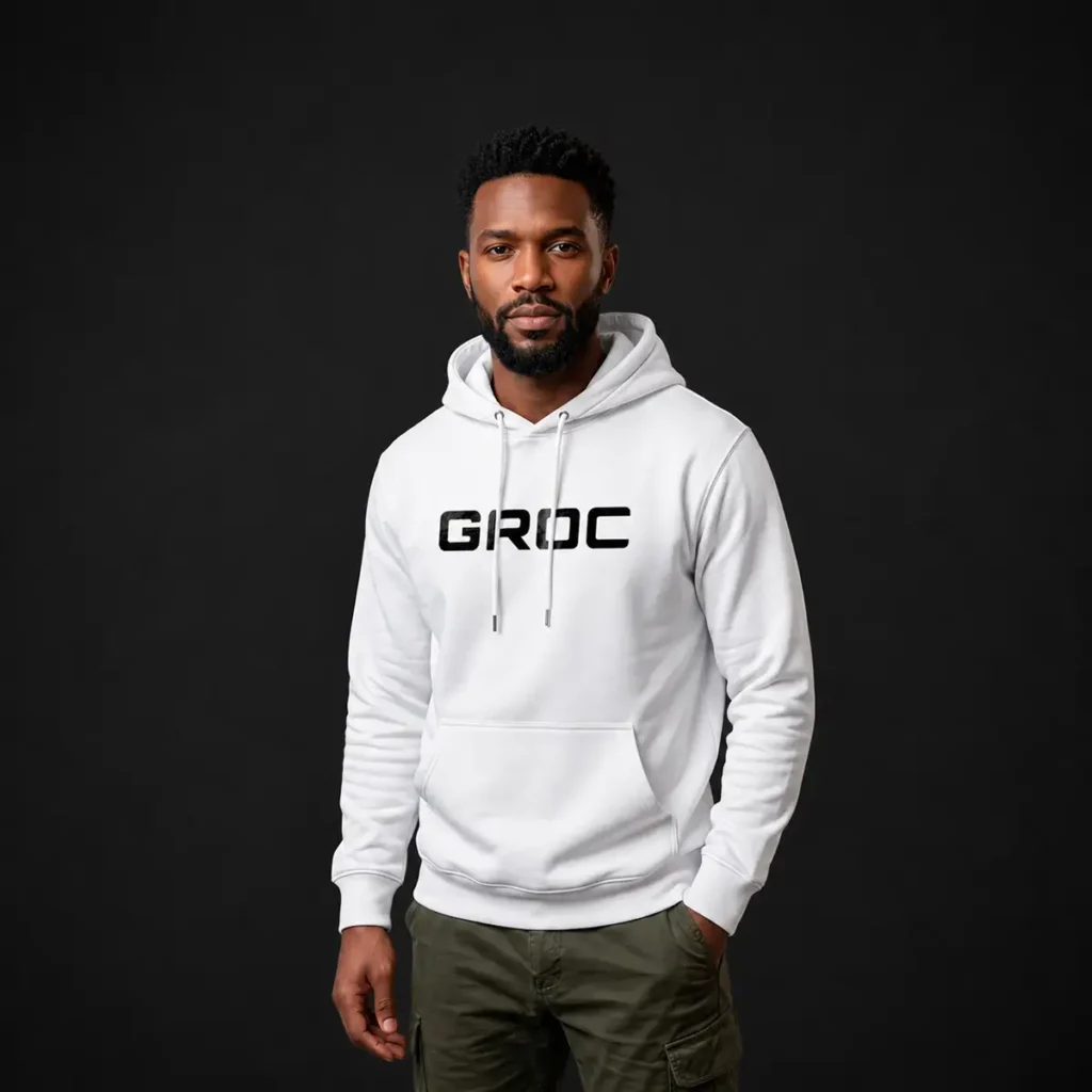 Buzo con Capota Blanco para Hombre GROC