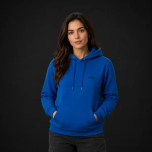 Buzo con Capota - Mujer - Azul