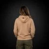 Buzo-Capota-Mujer-Beige-Trasero