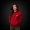Buzo-Capota-Mujer-Rojo-Frontal