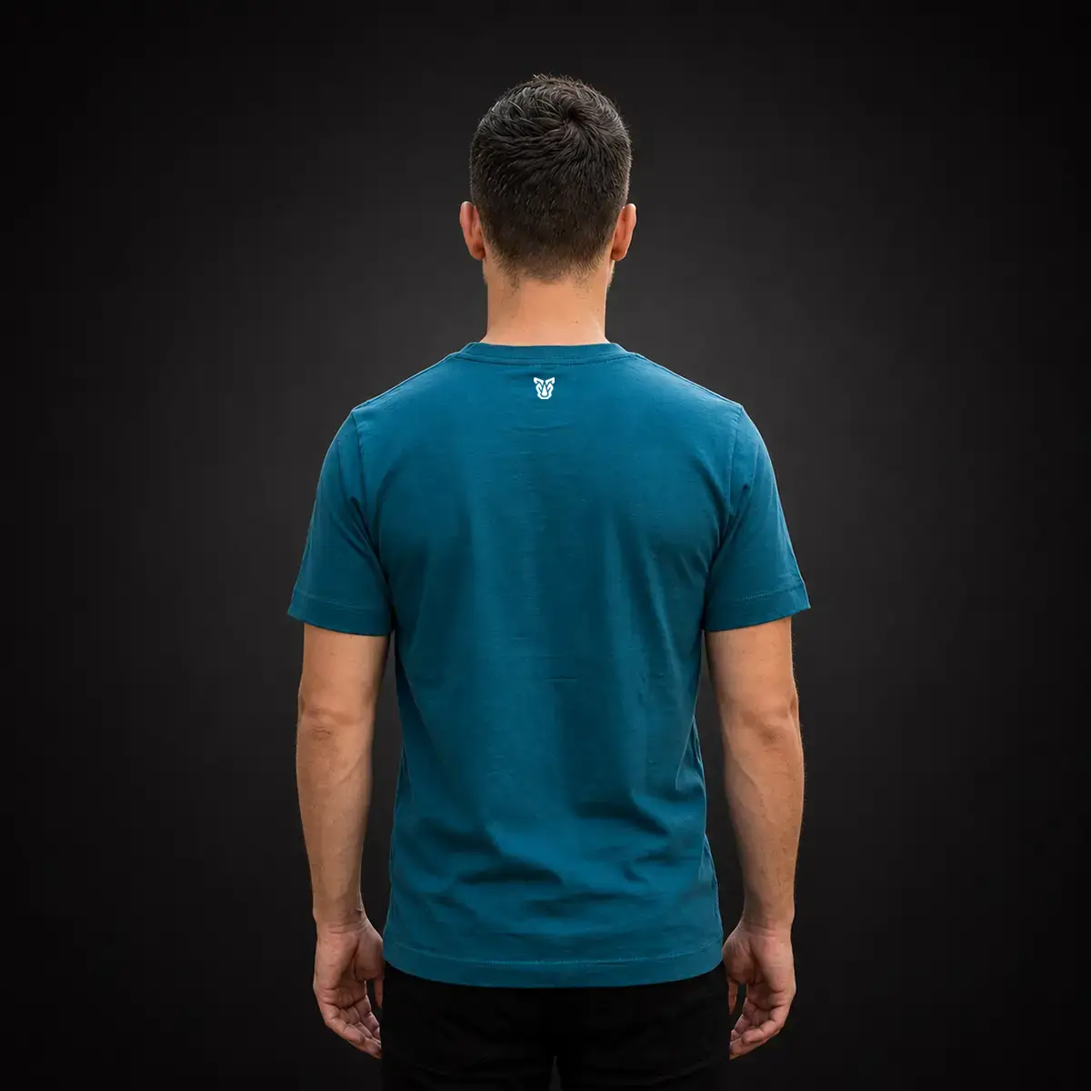 Camiseta-Hombre-Azul-Trasero