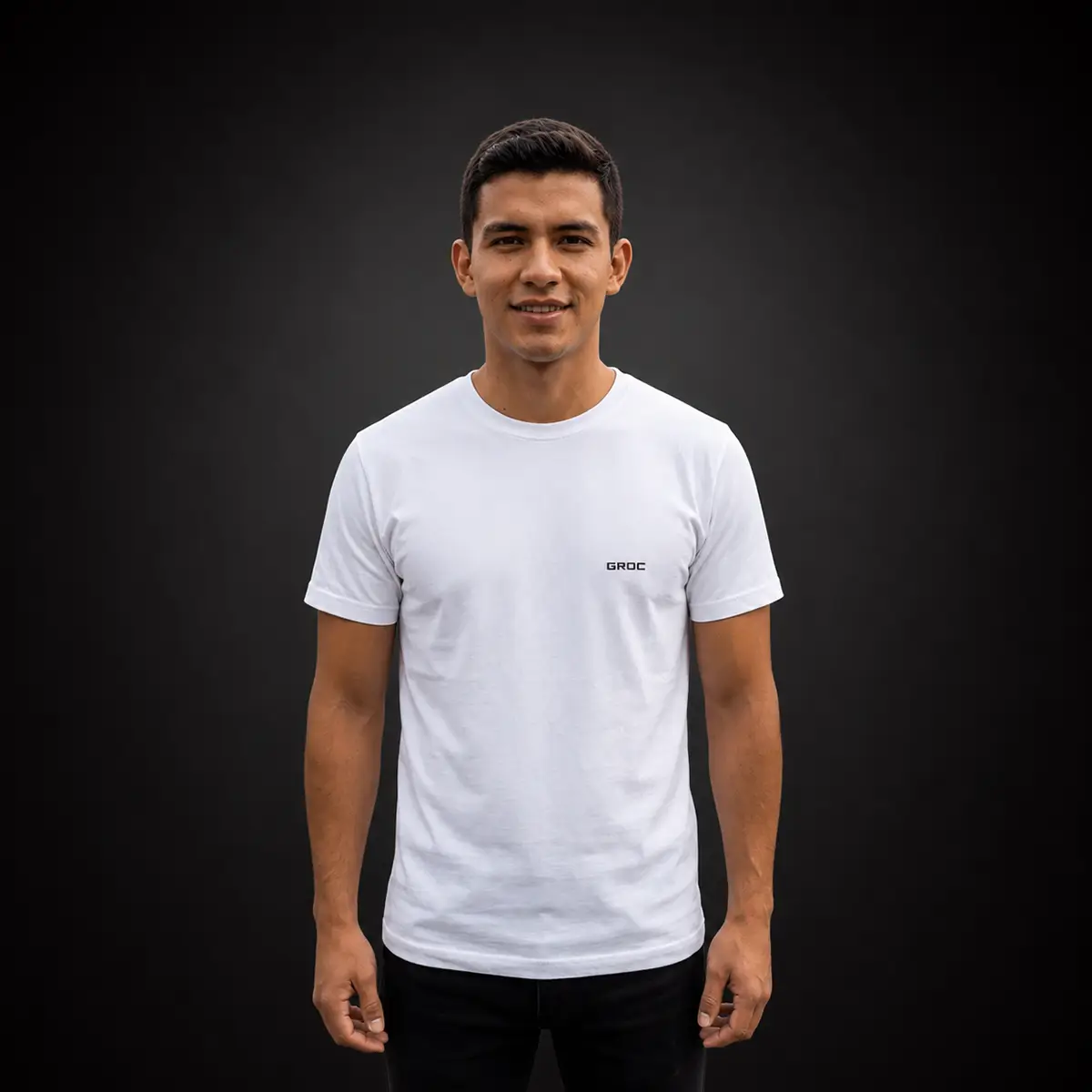 Camiseta-Hombre-Blanco-Frontal