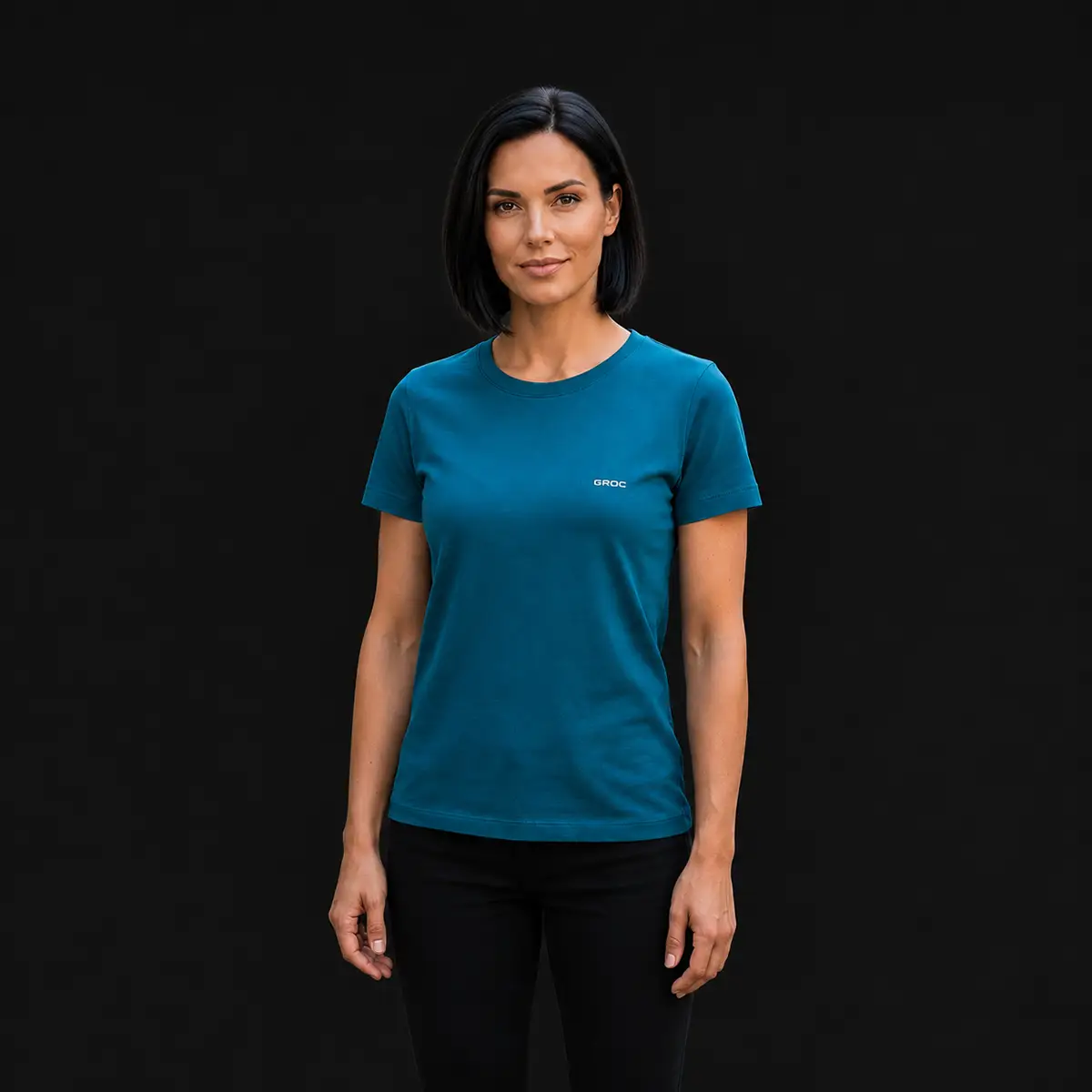 Camiseta-Mujer-Azul-Frontal