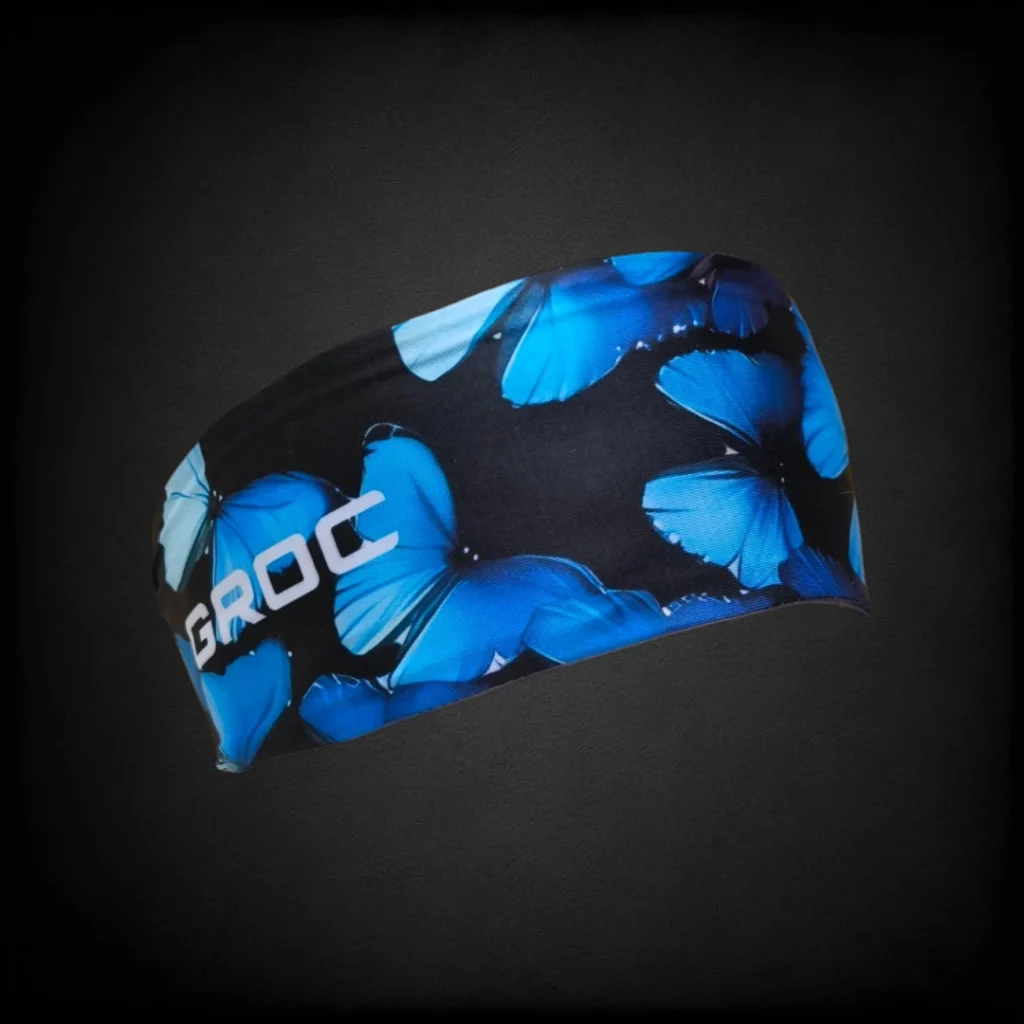Headband Deportiva Mariposa Azul | GROC