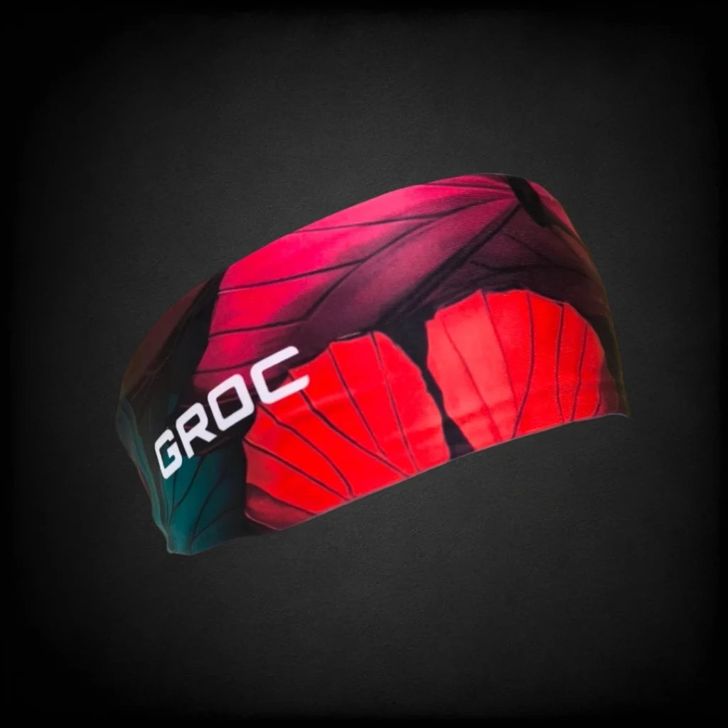 Headband Deportiva Mariposa Roja | GROC